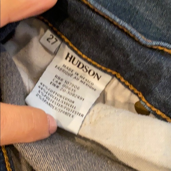 Hudson Skinny Blue Jeans - Picture 7 of 7